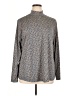Susan Graver Print Gray Long Sleeve Blouse Size 1X - photo 1