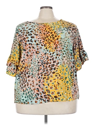 Adora Short Sleeve Blouse (view 1)