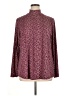 Susan Graver Burgundy Long Sleeve Blouse Size 1X - photo 1