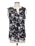 CAbi 100% Polyester Gray Sleeveless Blouse Size S - photo 1