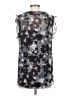 CAbi 100% Polyester Gray Sleeveless Blouse Size S - photo 2