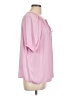 Current Air 100% Polyester Pink 3/4 Sleeve Blouse Size L - photo 4