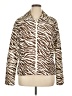 Clara S. Animal Print Ivory Jacket Size 1X - photo 1