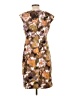 Connected Apparel Print Brown Cocktail Dress Size 12 - photo 2