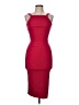 WSLY Solid Red Cocktail Dress Size M - photo 1