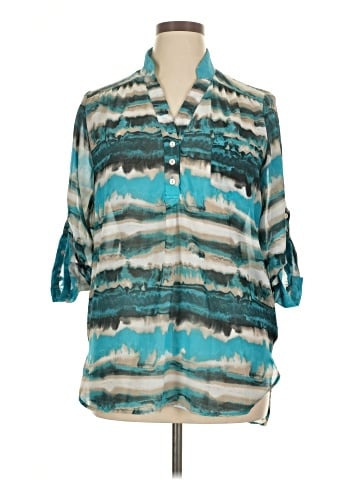 My Michelle 3/4 Sleeve Blouse (view 1)
