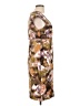 Connected Apparel Print Brown Cocktail Dress Size 12 - photo 4