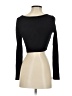 Zara Black Long Sleeve Top Size S - photo 2