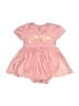 Bebe Pink Short Sleeve Onesie Size 6-9 mo - photo 1