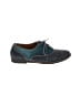Sofft 100% Leather Color Block Teal Blue Flats Size 6 - photo 1