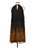 LABEL by five twelve 100% Polyester Animal Print Brown Cocktail Dress Size M - photo 2