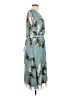Julia Jordan 100% Polyester Tropical Teal Cocktail Dress Size 12 - photo 4