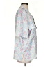 ASOS Design 100% Polyester Paisley Blue Short Sleeve Blouse Size 4 (tall) - photo 4