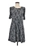 MSK Animal Print Gray Casual Dress Size M - photo 1