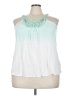 Deb 100% Rayon White Sleeveless Blouse Size 3X - photo 1