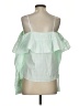 ABound 100% Cotton Green Sleeveless Blouse Size S - photo 2