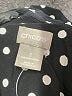 Chico's Polka Dots Black Long Sleeve Button-Down Shirt Size XL (3) - photo 7