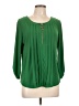 Perseption Concept Green 3/4 Sleeve Blouse Size L - photo 1