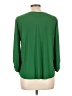 Perseption Concept Green 3/4 Sleeve Blouse Size L - photo 2