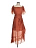 River Island 100% Polyester Brown Casual Dress Size UK 8 / US 4 - photo 1