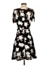 BB Dakota 100% Polyester Print Black Cocktail Dress Size 4 - photo 2