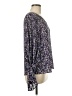 DKNY 100% Polyester Purple Long Sleeve Blouse Size M - photo 4