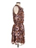 Evereve 100% Polyester Paisley Brown Casual Dress Size M - photo 4