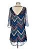 Just Fab 100% Polyester Chevron-herringbone Blue Casual Dress Size XS - photo 2