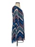 Just Fab 100% Polyester Chevron-herringbone Blue Casual Dress Size XS - photo 4