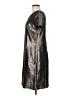 J. McLaughlin Metallic Silver Cocktail Dress Size M - photo 5