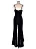 Endless Rose Solid Black Jumpsuit Size M - photo 2