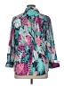 Talbots 100% Cotton Tropical Teal 3/4 Sleeve Blouse Size XL - photo 2