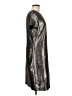 J. McLaughlin Metallic Silver Cocktail Dress Size M - photo 4
