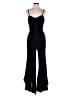 Endless Rose Solid Black Jumpsuit Size M - photo 1