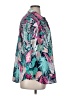 Talbots 100% Cotton Tropical Teal 3/4 Sleeve Blouse Size XL - photo 4