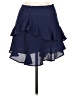 Express 100% Polyester Solid Blue Formal Skirt Size 6 - photo 2
