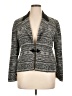 Koret Chevron-herringbone Gray Blazer Size 14 (petite) - photo 1