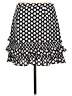 J.Crew 100% Polyester Polka Dots Ivory Casual Skirt Size 6 - photo 2