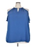 Torrid 100% Polyester Blue Sleeveless Blouse Size 3X Plus (3) - photo 1