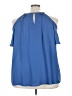 Torrid 100% Polyester Blue Sleeveless Blouse Size 3X Plus (3) - photo 2