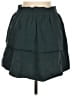 Hem & Thread Solid Green Casual Skirt Size M - photo 2