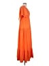 Assorted Brands 100% Polyester Orange Casual Dress Size XS - photo 4