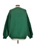 VICI 100% Polyester Solid Green Pullover Sweater Size L - photo 2