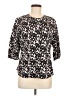 Unbranded Black 3/4 Sleeve Blouse Size M (estimated) - photo 1