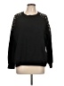 Olivia + Joy Black Long Sleeve T-Shirt Size L - photo 1