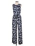 Lauren by Ralph Lauren Print Blue Jumpsuit Size 6 - photo 2
