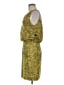 Tibi Animal Print Yellow Cocktail Dress Size 6 - photo 5