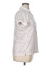Antigua Hearts White Short Sleeve Blouse Size XL - photo 4