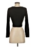 Gaze Black Long Sleeve Top Size S - photo 2