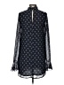 Line & Dot 100% Polyester Blue Casual Dress Size S - photo 2